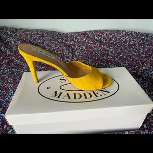 Steve made neon sandals